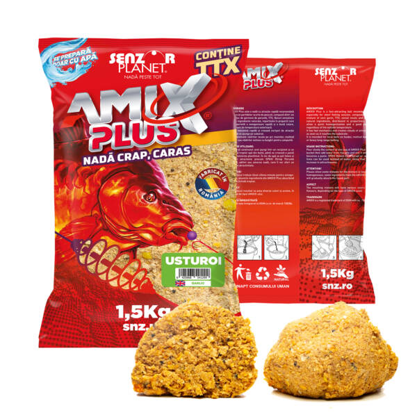 Nadă Senzor Planet Amix Plus - Usturoi, 1.5kg