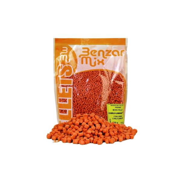 Micro Pelete Benzar Feeder 3.5mm - Chili-Langustă, 800g